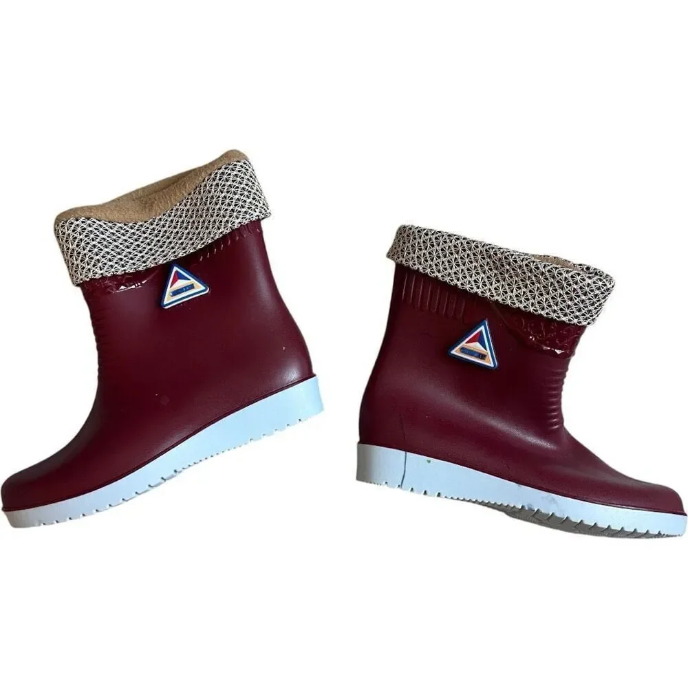 Brand New Chen Xin Waterproof Gardening Lined Winter Galoshes Boots - Sz 7 (40)